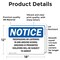 Signmission Trespassing Or Loitering In And Around School OSHA Notice Sign, Vinyl Decal, 18in W x 12in L, 2PK OS-2PACK-NS-D-1218-L-18736 - alternate 4
